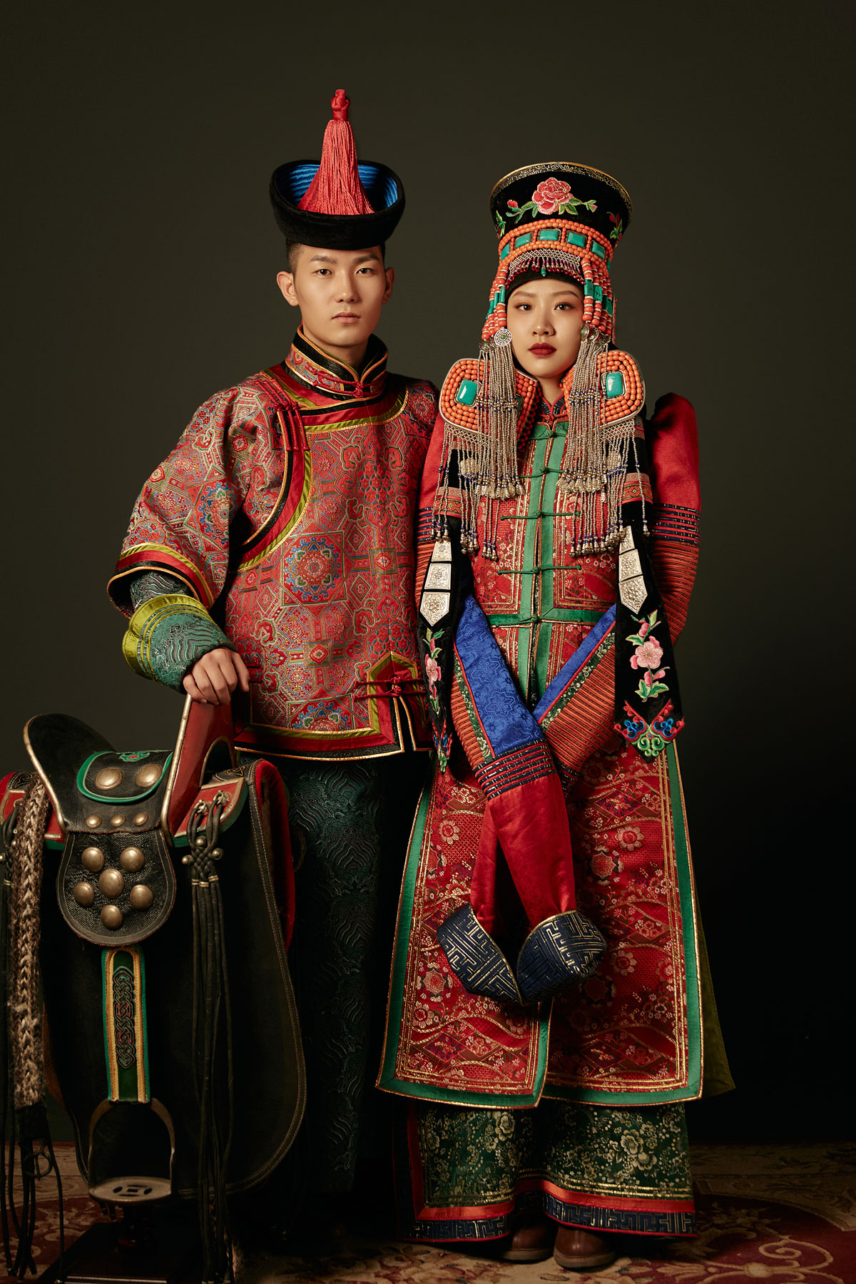  蒙古族特色婚紗照