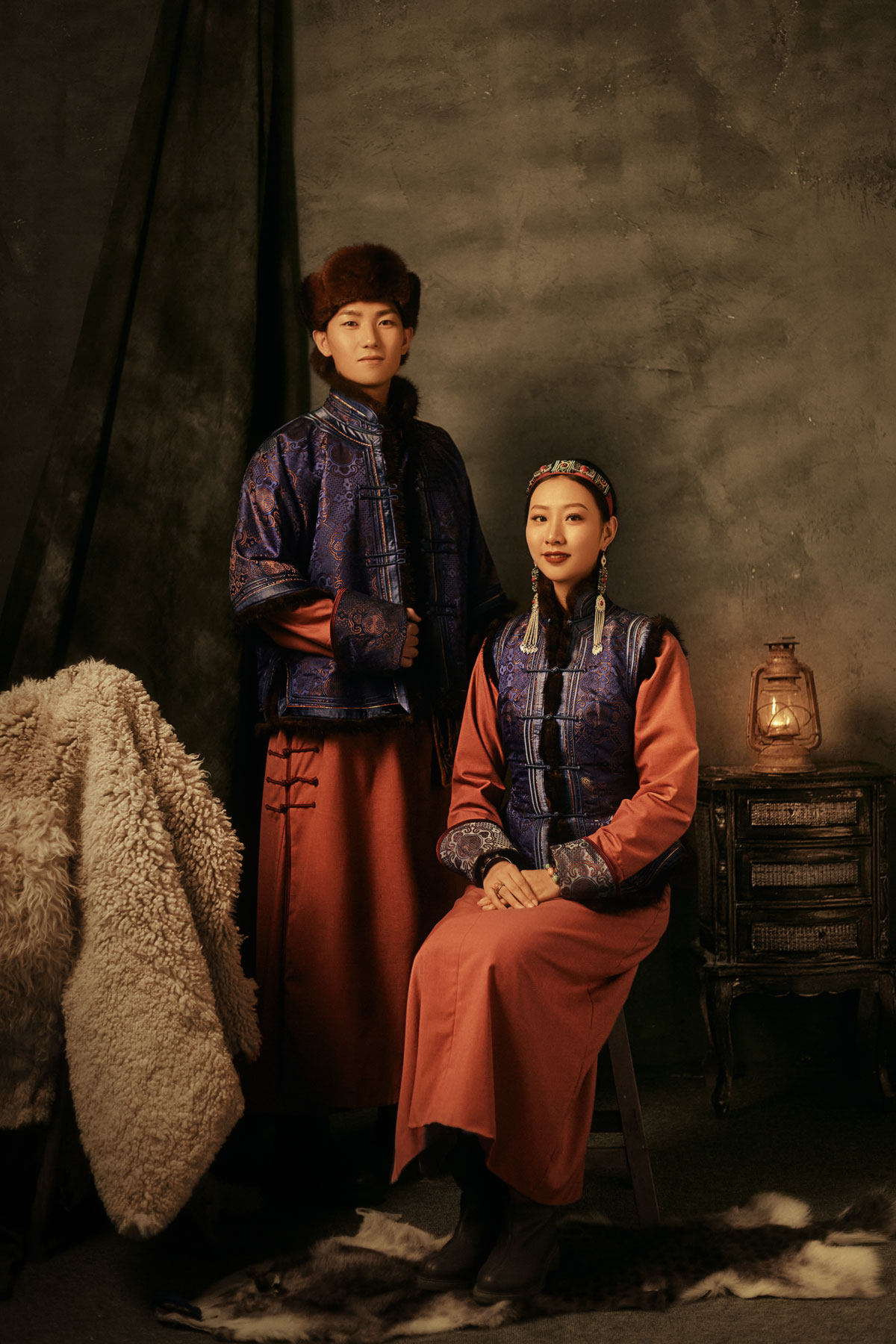  蒙古族特色婚紗照